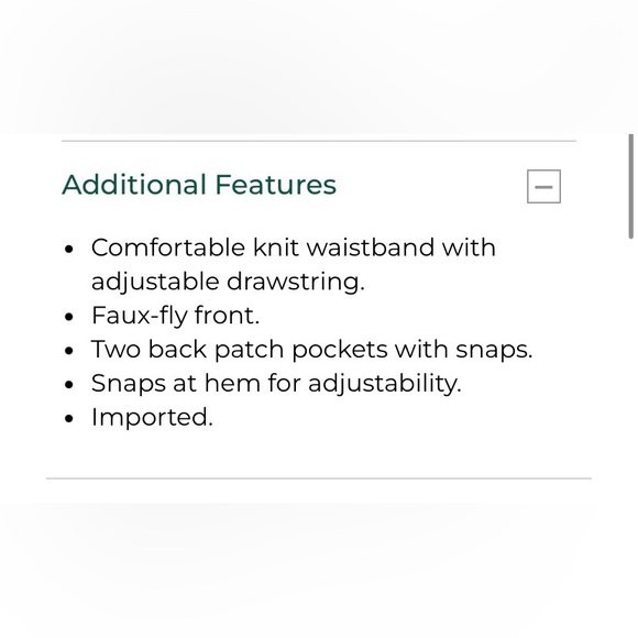 L.L. Bean Women's Stretch Ripstop Pull-On Navy Capris, Slim leg - Picture 9 of 9